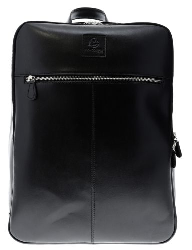 EXACOMPTA Sac à dos ordinateur EXACTIVE, cuir, noir