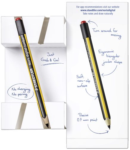 STAEDTLER Stylet-crayon Noris digital jumbo, technologie EMR