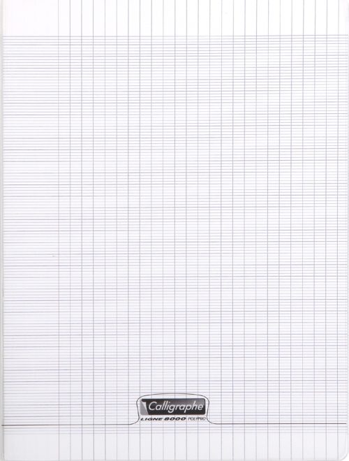 Calligraphe Cahier 8000 POLYPRO, 210 x 297 mm, incolore