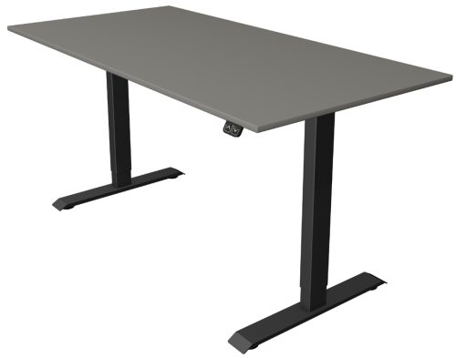 kerkmann Table de bureau assis-debout Move 1, graphite