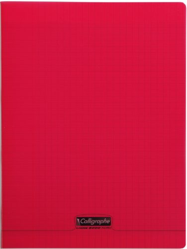 Calligraphe Cahier 8000 POLYPRO, 240 x 320 mm, rouge