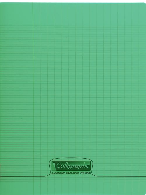 Calligraphe Cahier 8000 POLYPRO, 240 x 320 mm, vert