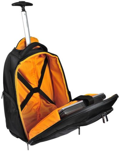 EXACOMPTA Sac à dos trolley EXABUSINESS, polyester, noir