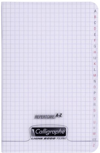 Calligraphe Répertoire 8000 POLYPRO, 110 x 170 mm, incolore