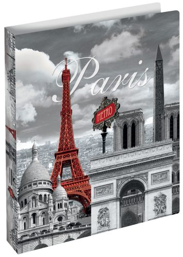 HERMA classeur à anneaux, A4, 'tendence metropoles Paris'