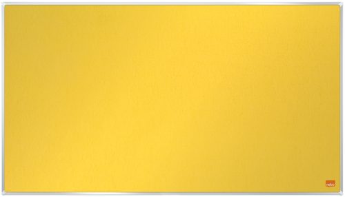 nobo Tableau d'affichage Impression Pro Widescreen, jaune