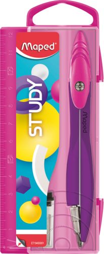 Maped Coffret compas STUDY FANCY, 2 pièces, assorti