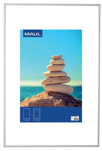 MAUL Cadre photo Aluminium, 140 x 200 mm, argent mat
