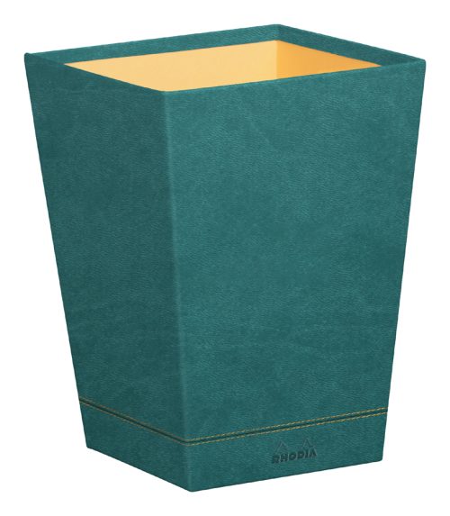 RHODIA Corbeille à papier RHODIARAMA, paon