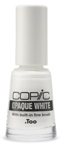 COPIC Opaque White, dans un flacon en verre avec pinceau