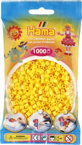 Hama Perles à repasser midi, dans un sachet, marron clair