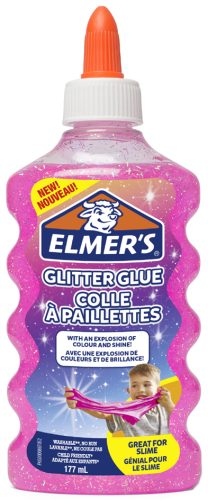 ELMER'S Colle à paillettes 'Glitter Glue', 177 ml, fuchsia