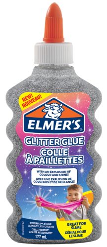 ELMER'S Colle à paillettes 'Glitter Glue', 177 ml, argent