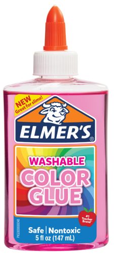 ELMER'S Colle translucide, 147 ml, rose