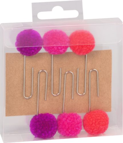 KNORR prandell Set de trombones à pompon 'Fluo', assorti