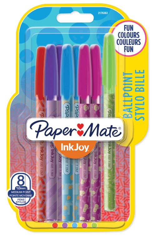 Paper:Mate Stylo à bille Inkjoy Wrap 100, blister de 8