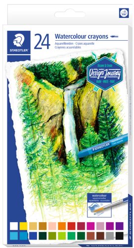 STAEDTLER Craie aquarellable Design Journey, étui carton 24