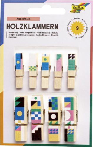 folia Pince à linge en bois, imprimée, 'All year III'