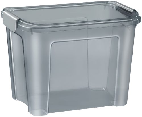 CEP Boîte de rangement SHADOW, 18 litres, translucide gris