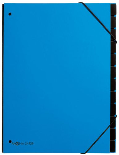 PAGNA Trieur Trend, A4, 12 compartiments, bleu ciel