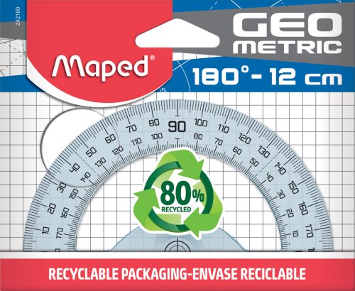 Maped Rapporteur demi-circulaire géométrique 180 degrés