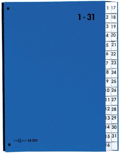 PAGNA Trieur Color, format A4, 1 - 31, 31 compartiments