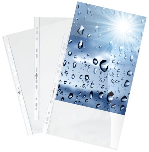 DURABLE Pochette perforée, A4, PP, 0,05 mm, transparent