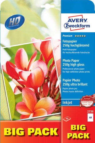 AVERY Zweckform BIG PACK Papier photo pour imprimante