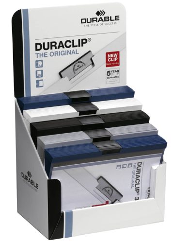 DURABLE Chemise à clip DURACLIP ORIGINAL 30, présentoir