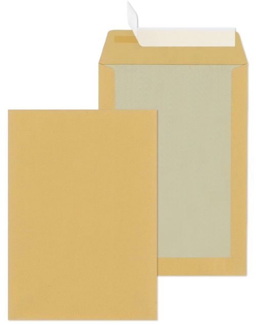MAILmedia Pochettes avec dos en carton C5, sans fenêtre