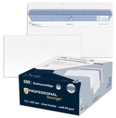 MAILmedia Enveloppe REVELOPE, C5, sans fenêtre