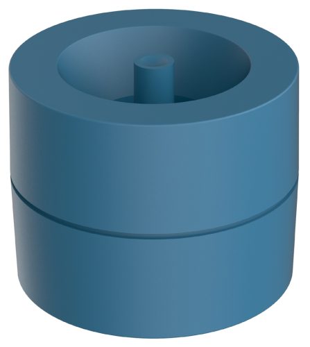 MAUL Distributeur de trombones MAULpro, rond, atlantic blue