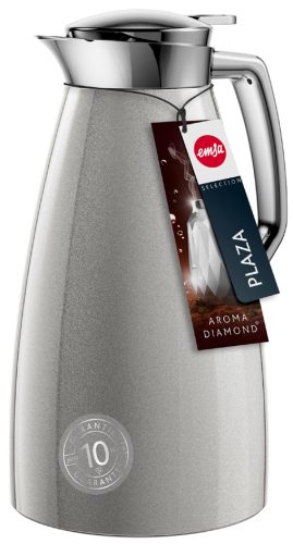 emsa Pichet isotherme PLAZA, 1,0 litre, argent