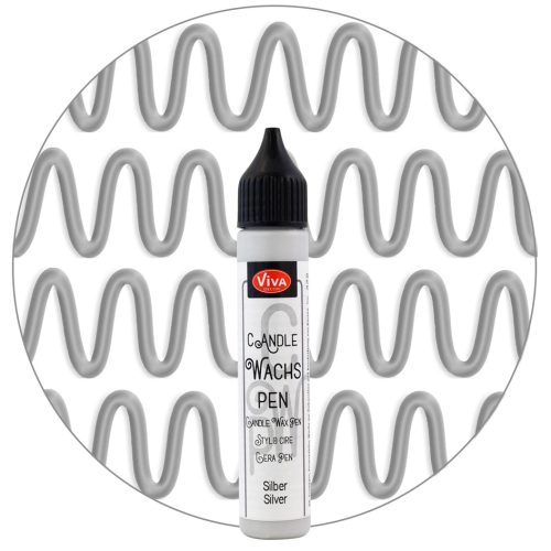 ViVA DECOR Candle Wachs Pen, 28 ml, bleu clair