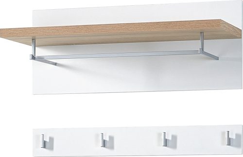 GERMANIA Portemanteau mural GW-TOP, blanc/chêne Sonoma