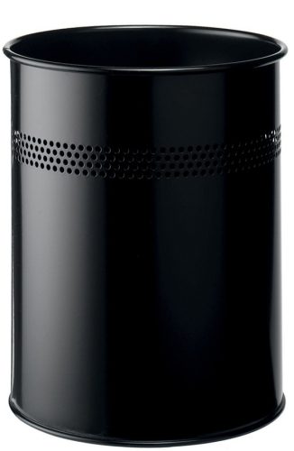 DURABLE Corbeille à papier METALLIQUE, rond, 15 litres