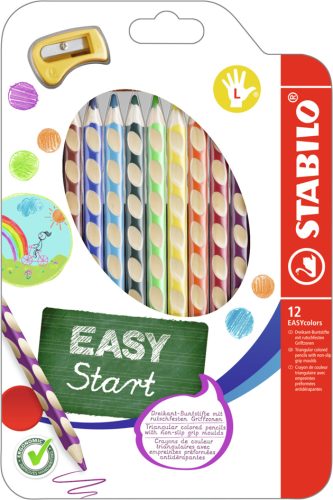 STABILO Crayon de couleur EASYcolors, pour gauchers, étui