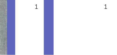 ELVE Bloc vendeur, dimensions: (L)135 x (H)60 mm, bleu