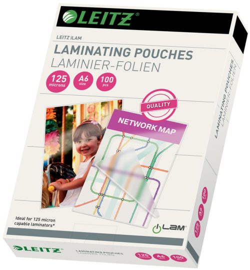 LEITZ Pochette de plastification, A4, brillant, 160 microns