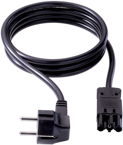 BACHMANN Câble d'alimentation, confectionné, 5 mètres, noir