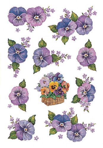 HERMA Autocollants DECOR 'Fleurs dans un panier'