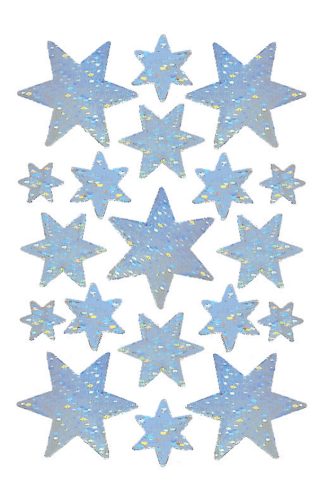 HERMA Sticker de Noël DECOR 'étoiles', or, holographie