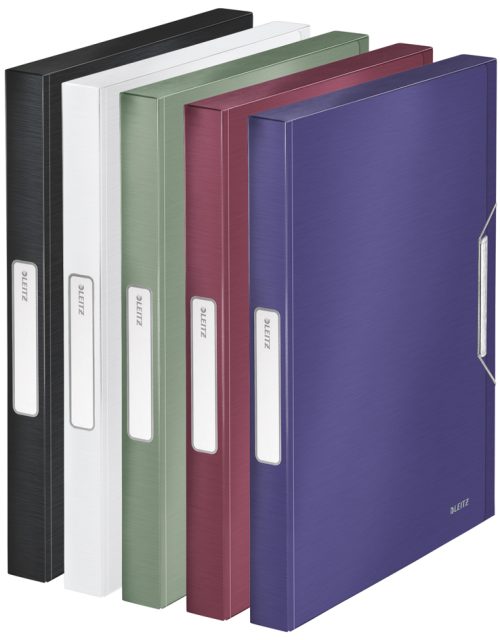 LEITZ Boîte de rangement Style, A4, PP, noir satin