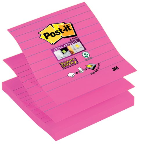 Post-it Bloc-note Super Sticky Z-Notes, 101 x 101 mm