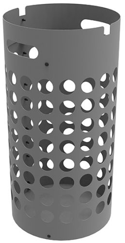 UNiLUX Porte-parapluie SLIM, en plastique, gris