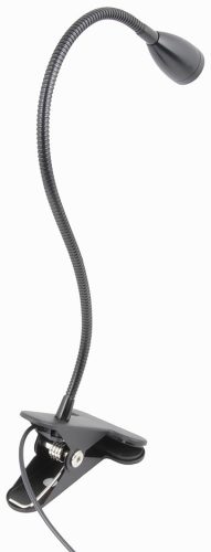 UNiLUX Lampe LED avec pince de fixation SNOKE, noir