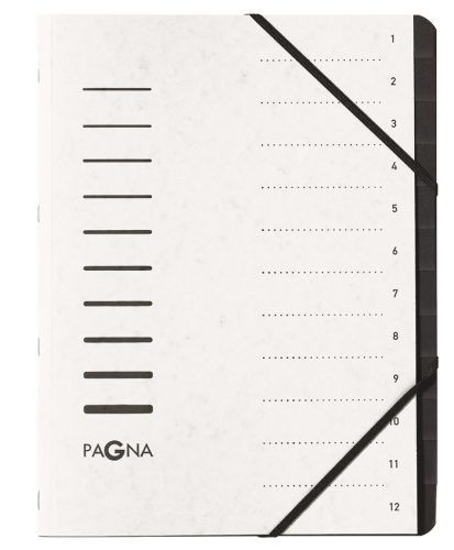 PAGNA trieur 'Sorting File', 12 compartiments, vert