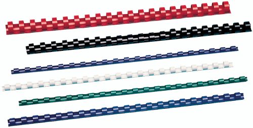 GBC Peigne à relier en plastique CombBind, A4, 10 mm, bleu