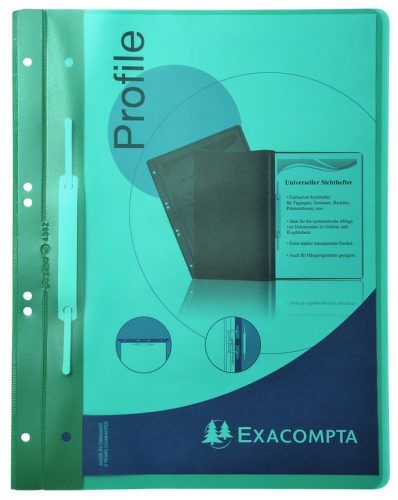 EXACOMPTA Chemise à lamelles ABO, A4, PVC, jaune