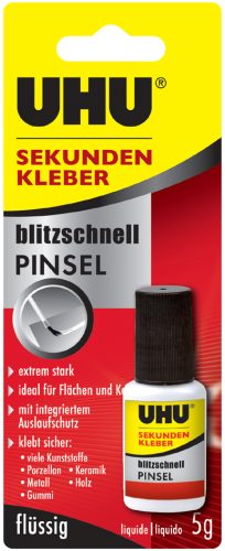 UHU Colle instantanée avec pinceau 'blitzschnell PINSEL'